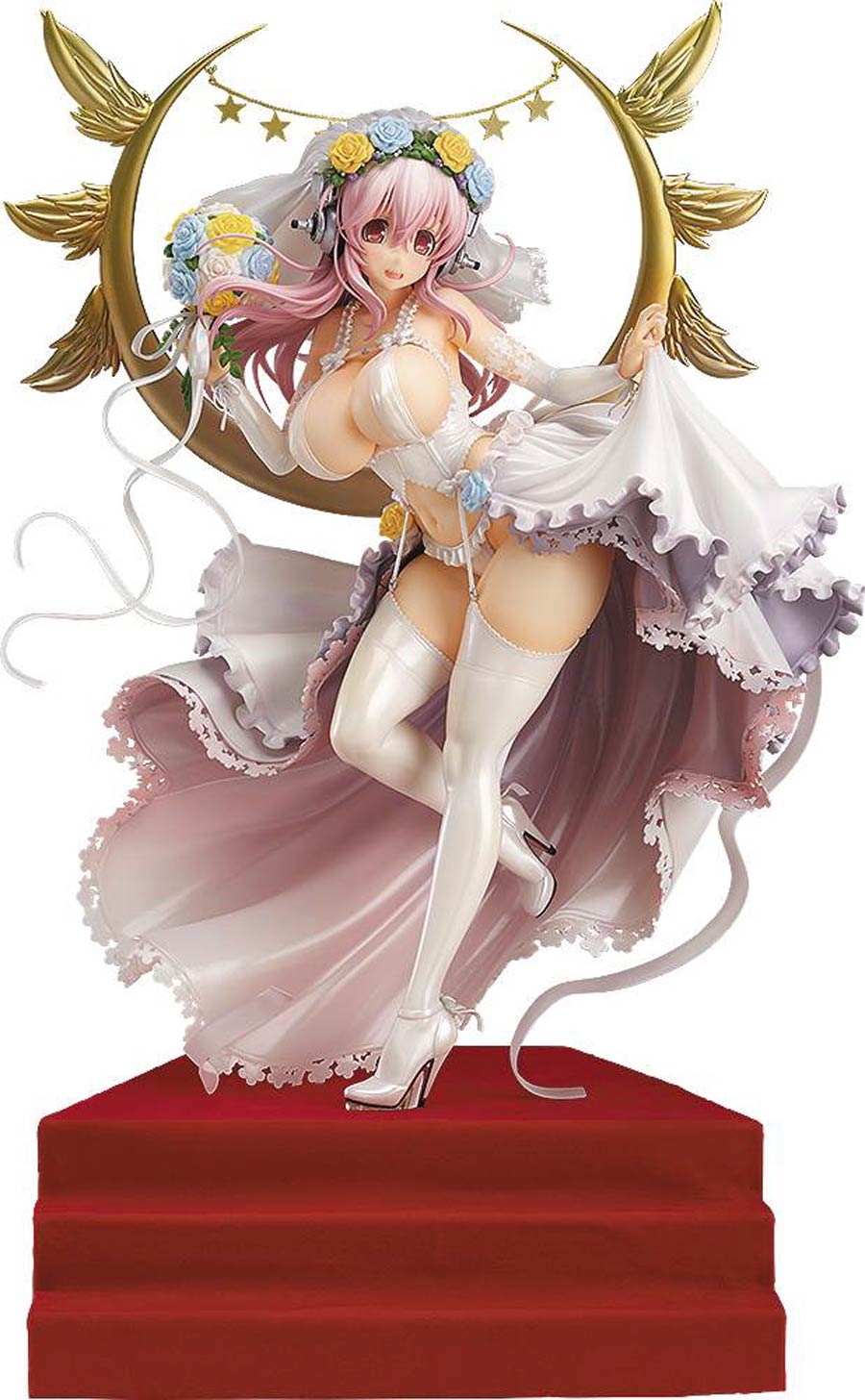 Super Sonico 10th Anniversary Wedding 1/7 Scale PVC Figure