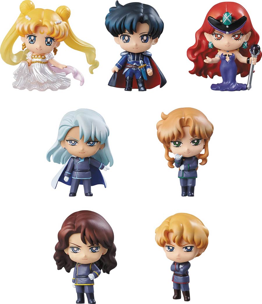 Sailor Moon Petit Chara Sailor Moon Dark Kingdom Mini Figure Set