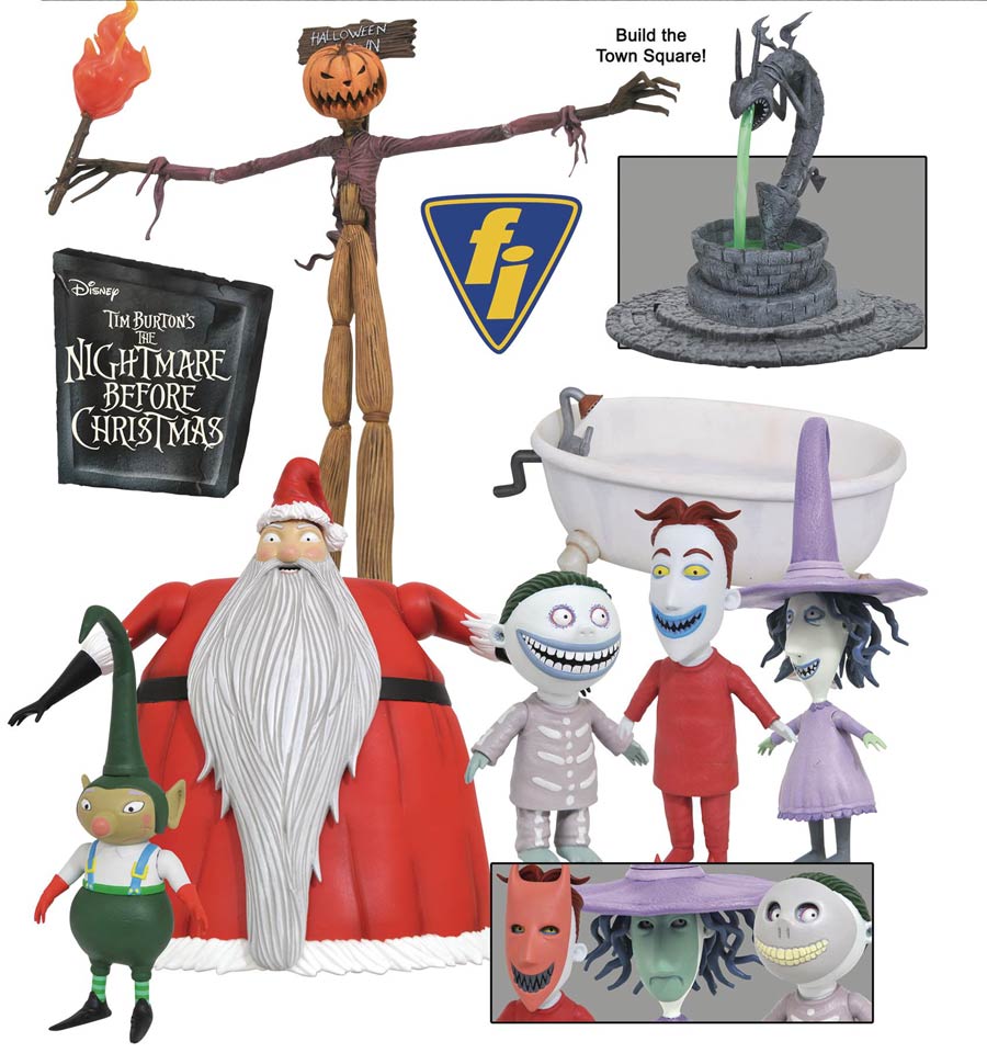Nightmare Before Christmas Select Series 3 Action Figure Assortment Case