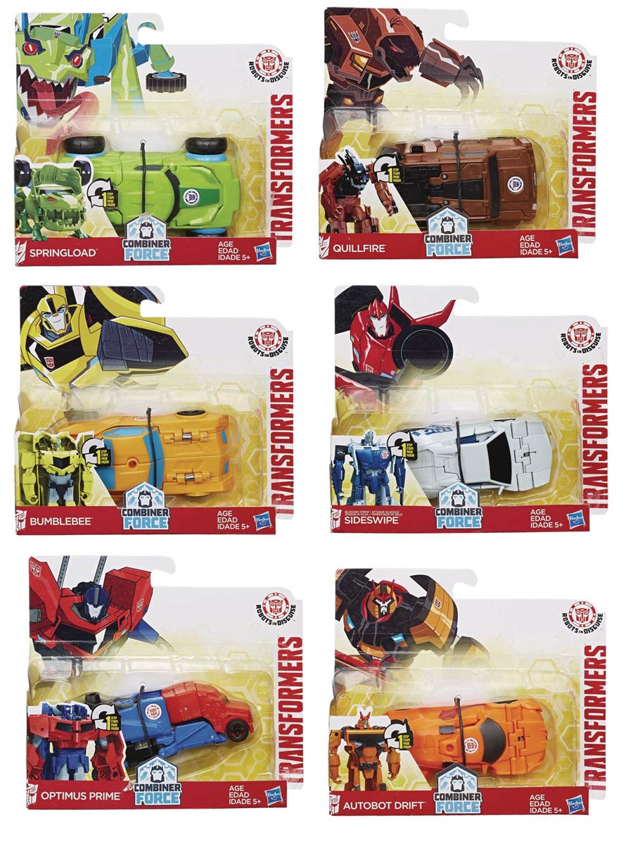 Transformers Robots In Disguise One-Step Changers Action Figure Assortment Case 201701