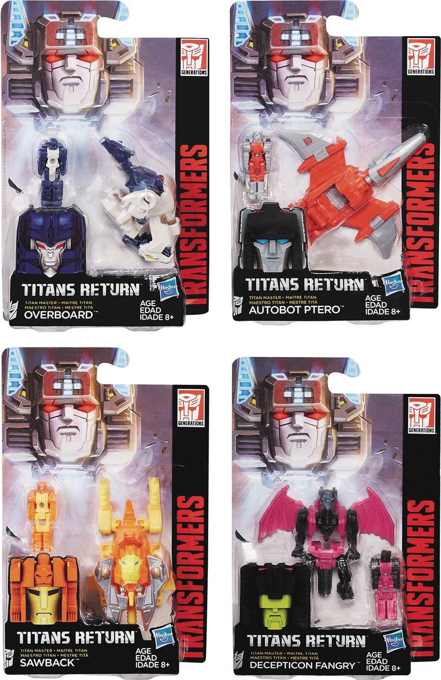 Transformers Titans Return Titan Masters Action Figure Assortment Case 201701