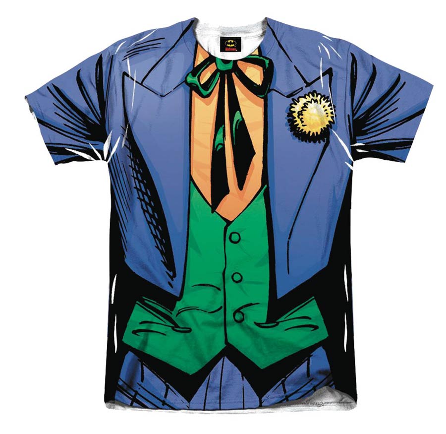 DC The Joker Suit Sublimated T-Shirt Large