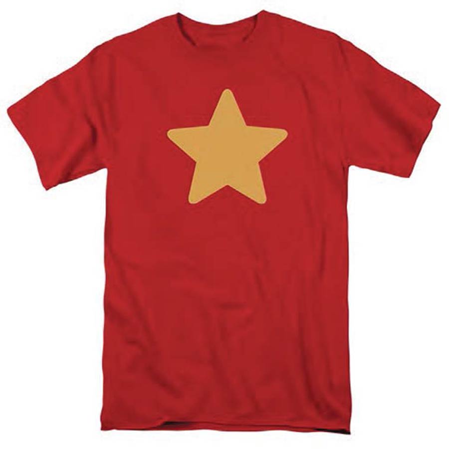 Steven Universe Stevens Star Shirt Red T-Shirt Large