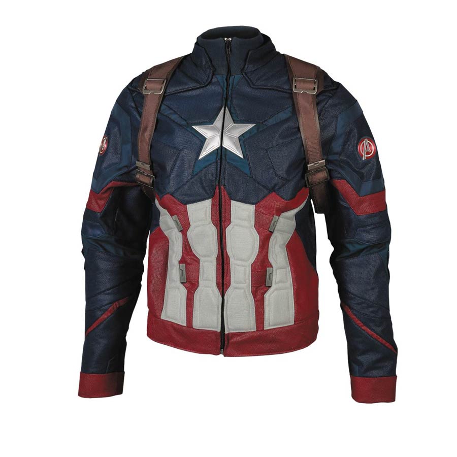 Civil War Captain America Inspired Jacket Medium