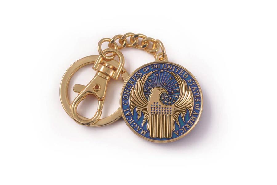 Fantastic Beasts Macusa Crest Keychain