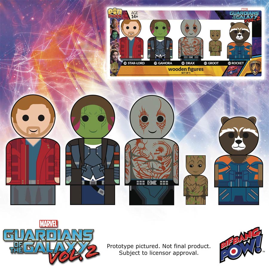 Guardians Of The Galaxy Vol 2 Pin Mate 5-Piece Set