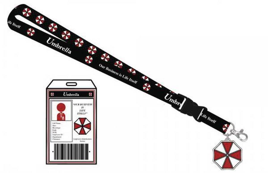 Resident Evil Umbrella Corporation Lanyard