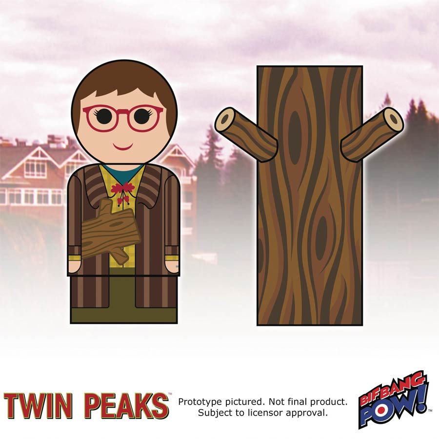 Twin Peaks Log Lady & Log Pin Mate Set