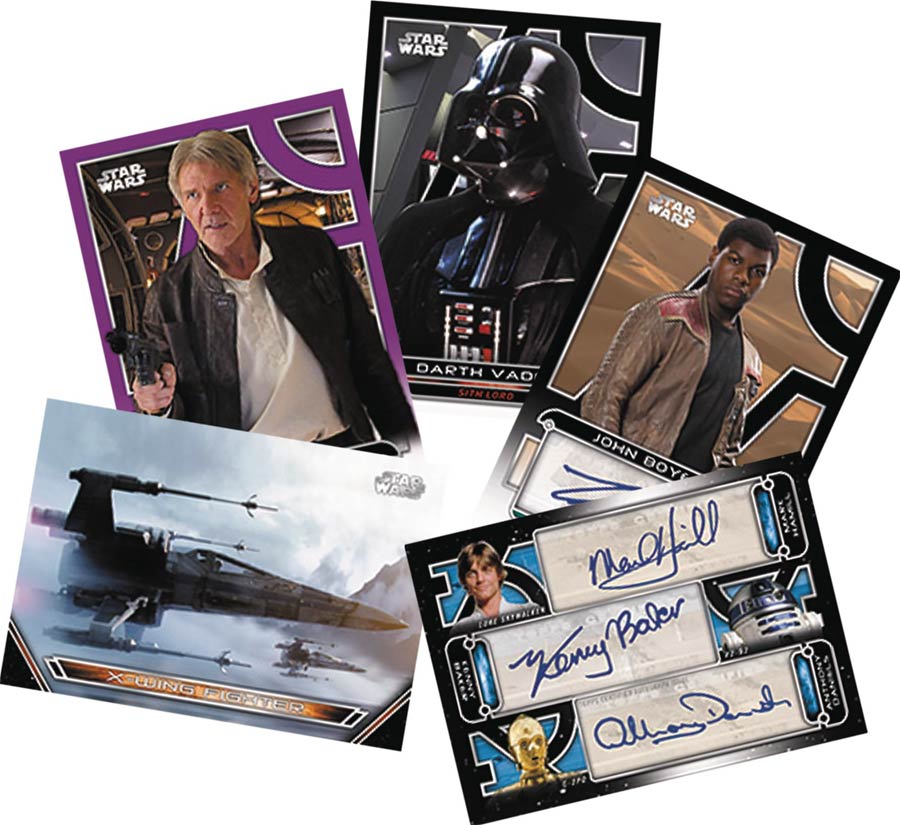 Topps 2017 Star Wars Galactic Files Reborn Trading Cards Box