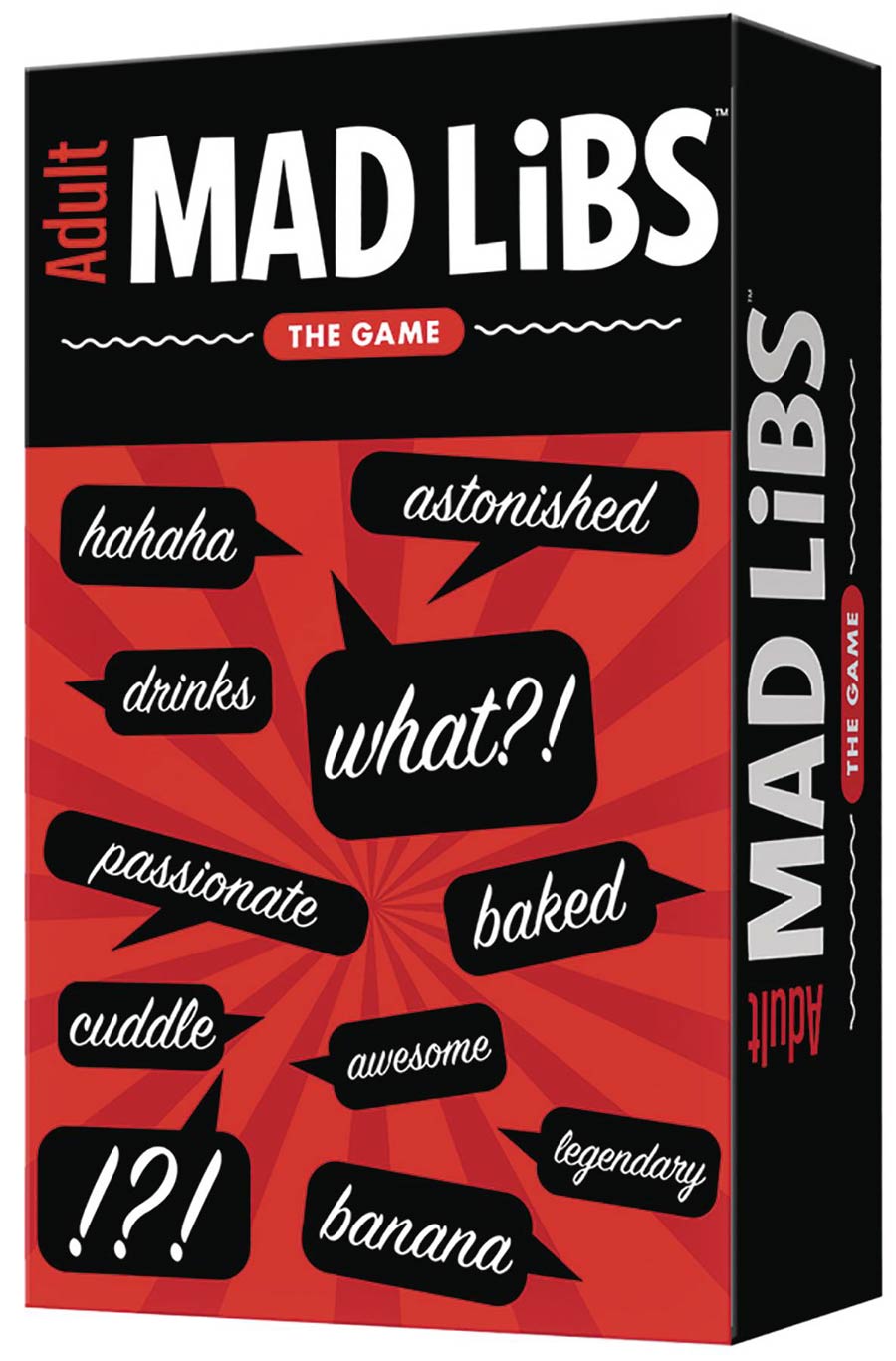 Adult Mad Libs The Game