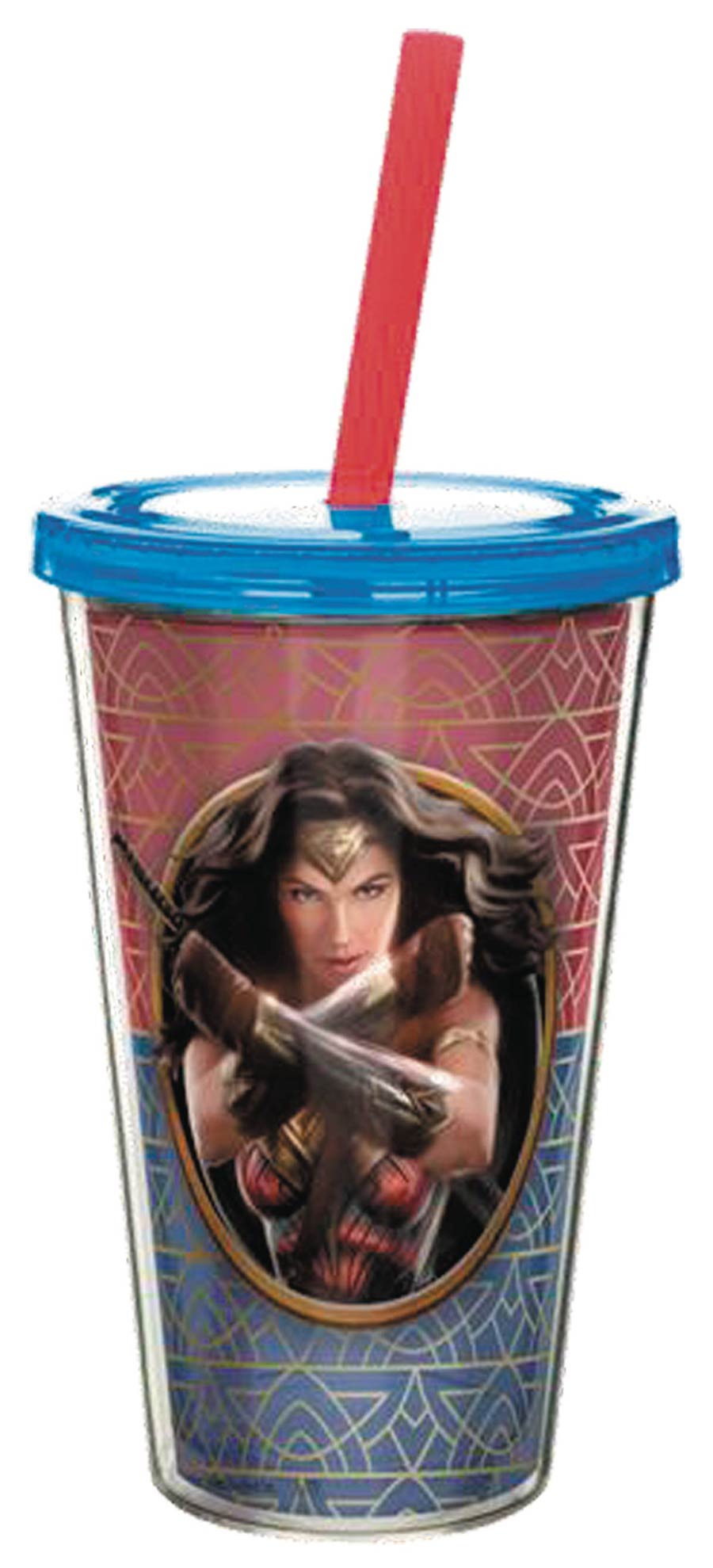 Wonder Woman Movie 17-Ounce Tumbler With Straw