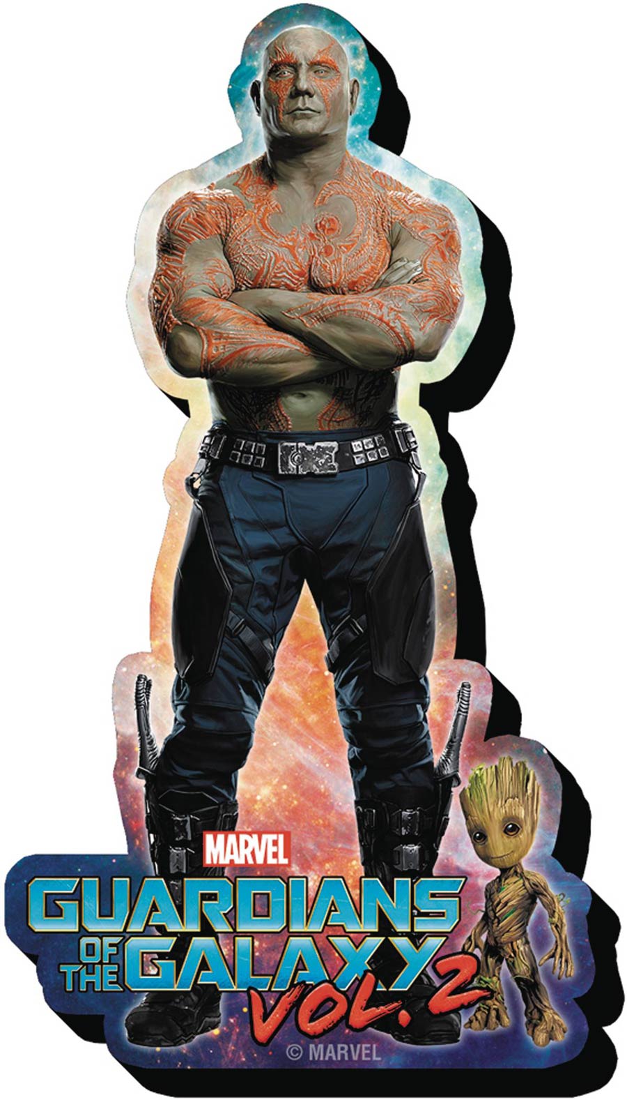 Guardians Of The Galaxy Vol 2 Chunky Magnet - Drax