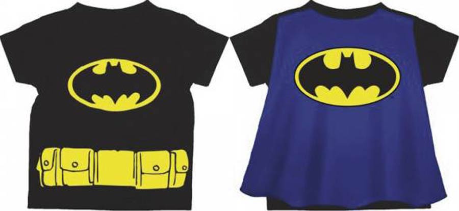 DC Comics Batman Logo Cape T-Shirt 2T