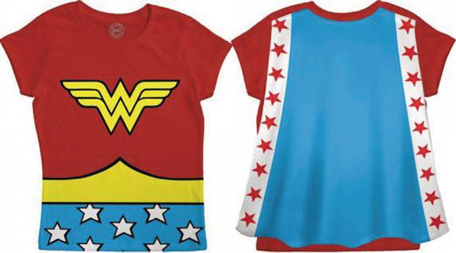 DC Comics Wonder Woman Logo Cape T-Shirt 3T