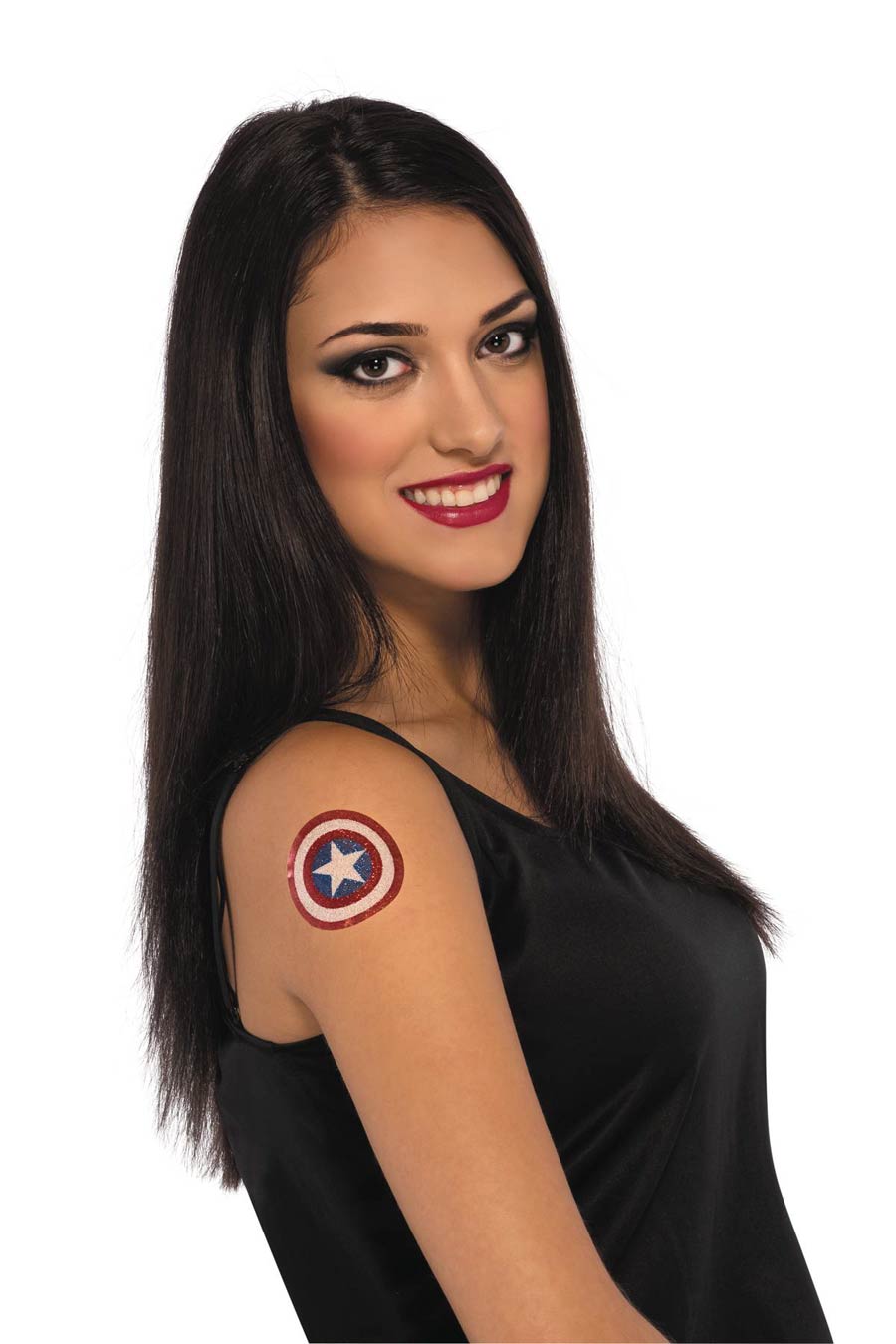 Marvel Heroes Symbol Temporary Tattoo - Captain America
