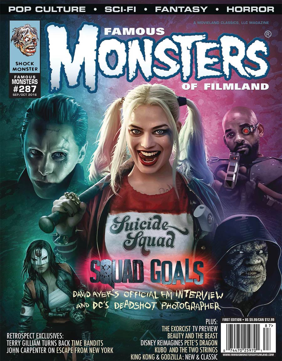 Famous Monsters Of Filmland #287 Suicide Squad Variant Cover