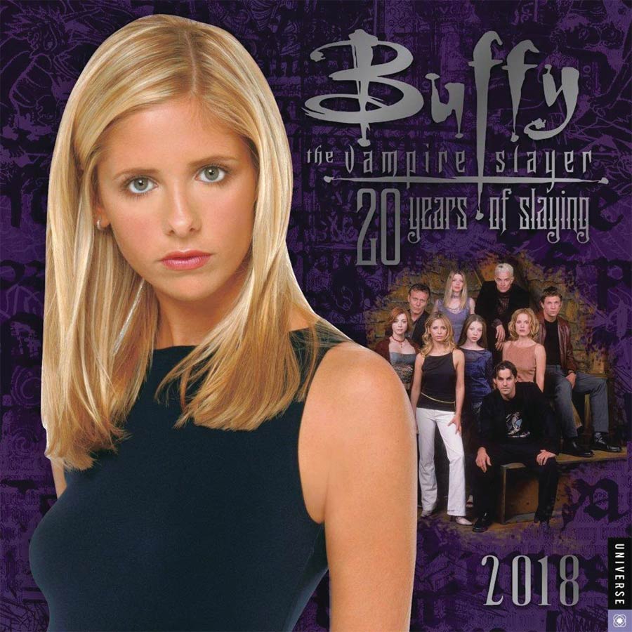 Buffy The Vampire Slayer 20 Years 2018 12x12-inch Wall Calendar