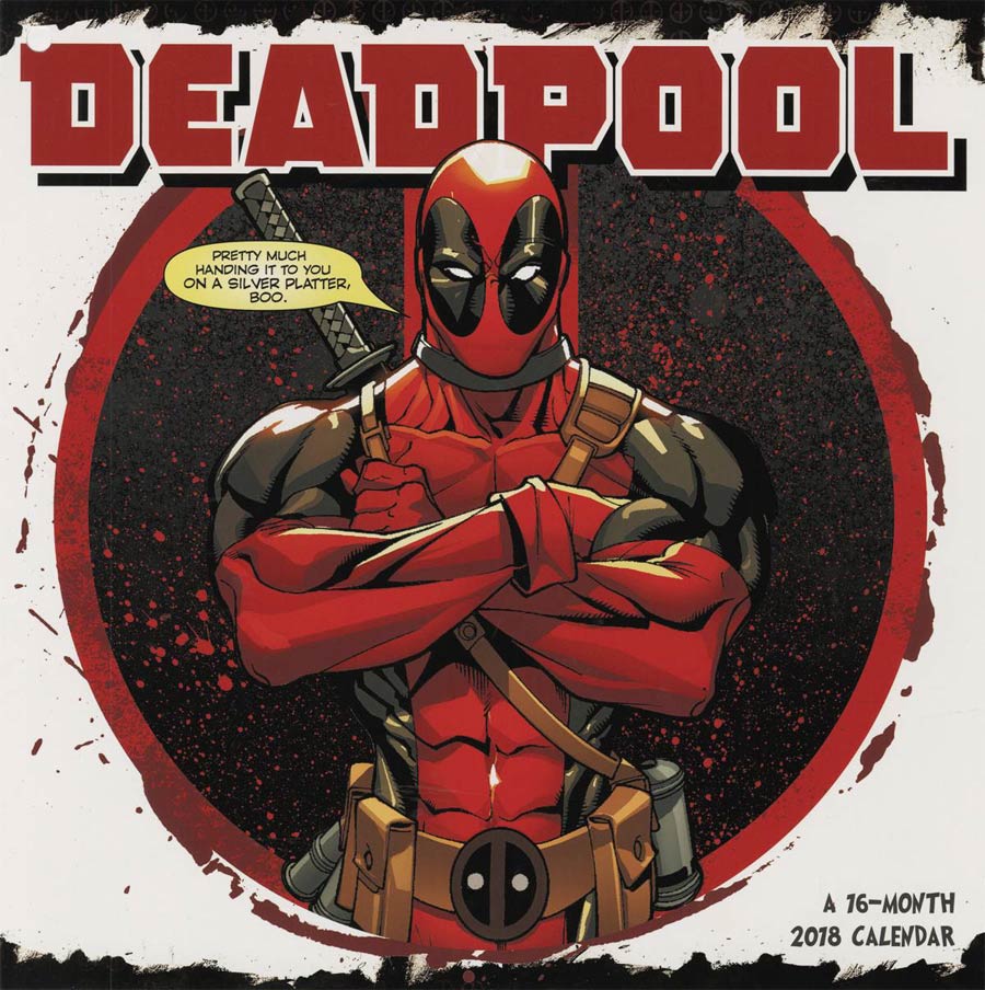 Deadpool 2018 12x12-inch Wall Calendar