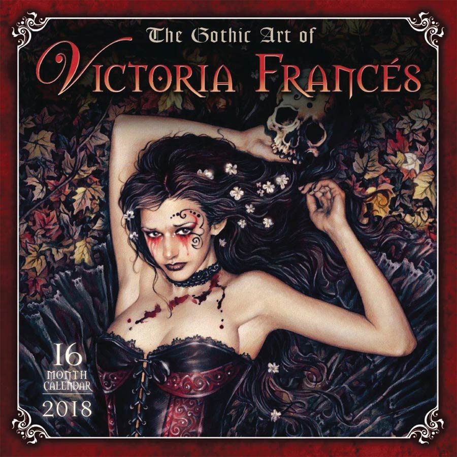 Gothic Art Of Victoria Frances 2018 Wall Calendar