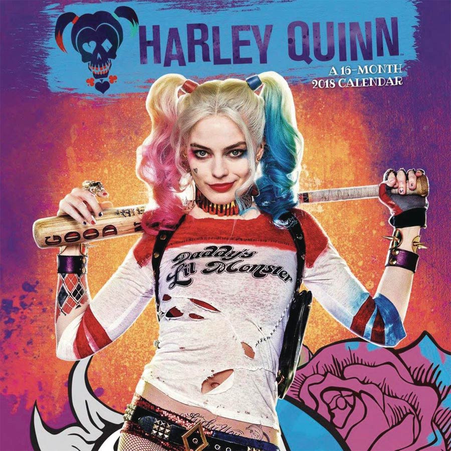 Harley Quinn 2018 12x12-inch Wall Calendar