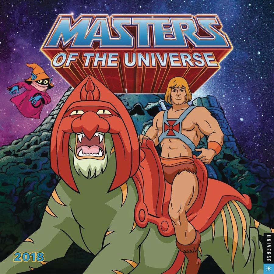 Masters Of The Universe 2018 12x12-inch Wall Calendar