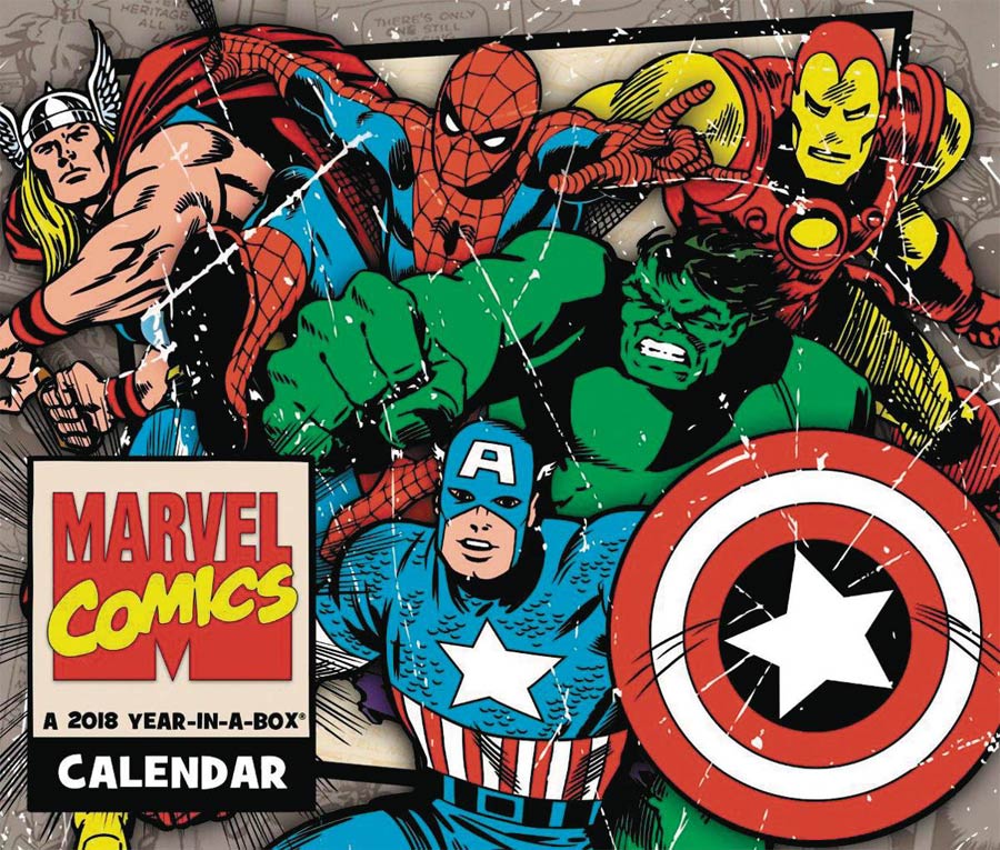 History of Marvel 2018 6x5-inch Page-A-Day Calendar