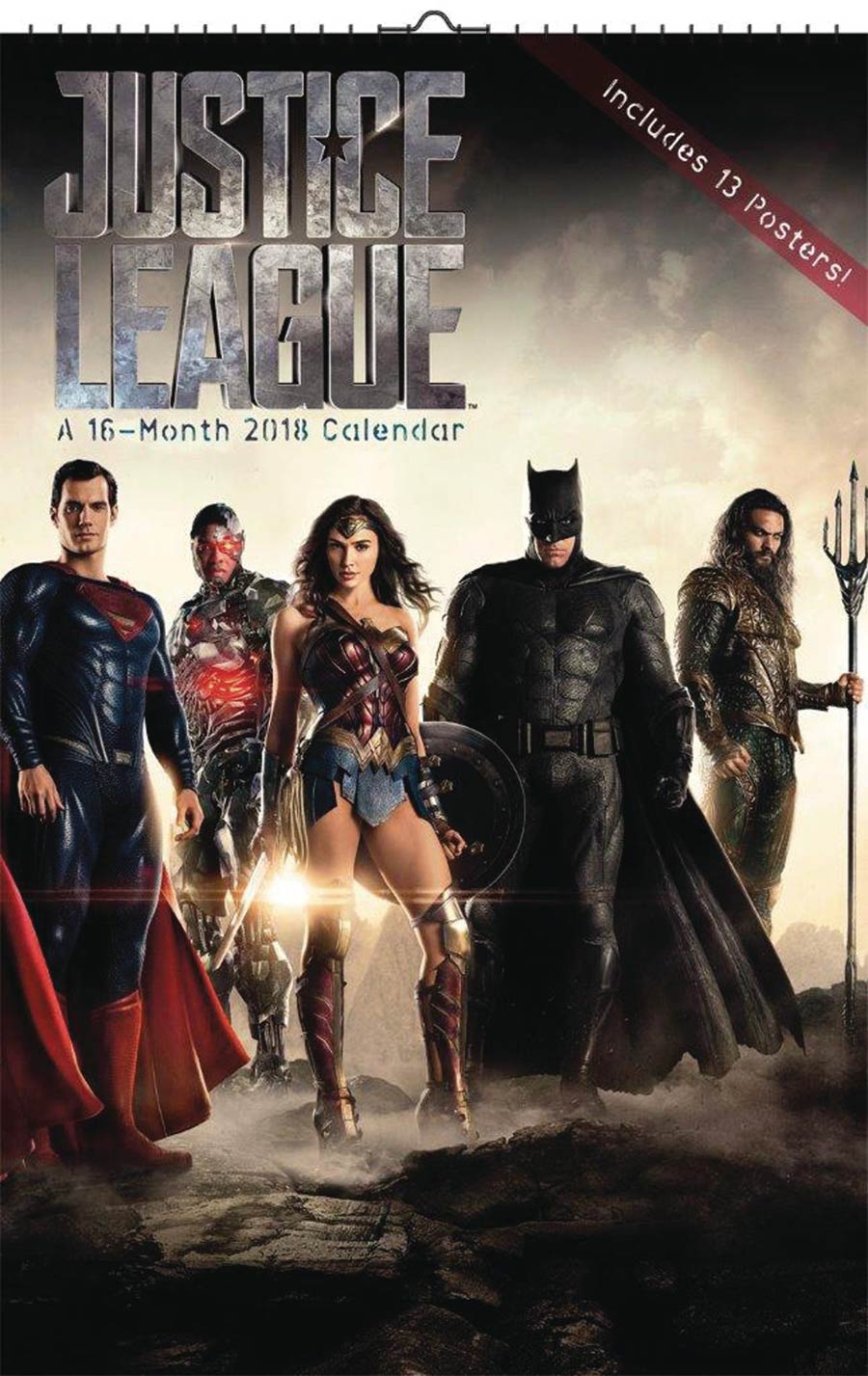 Justice League Movie 2018 11x17-inch Wall Calendar