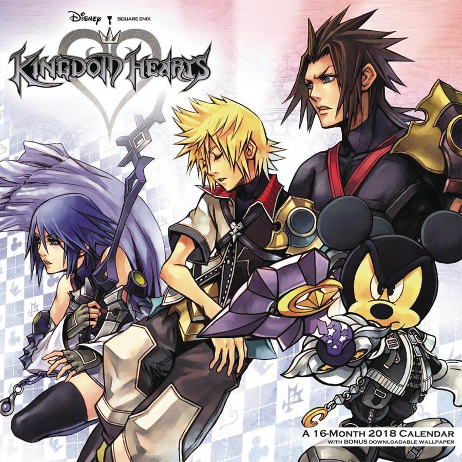 Kingdom Hearts 2018 12x12-inch Wall Calendar