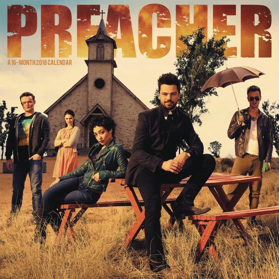 Preacher 2018 12x12-inch Wall Calendar