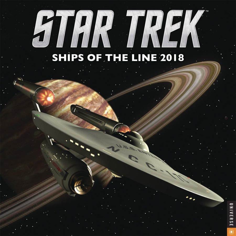 Star Trek Ships Of The Line 2018 12x12-inch Wall Calendar