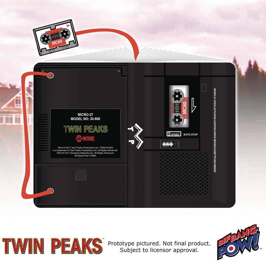 Twin Peaks Microcassette Mini Journal