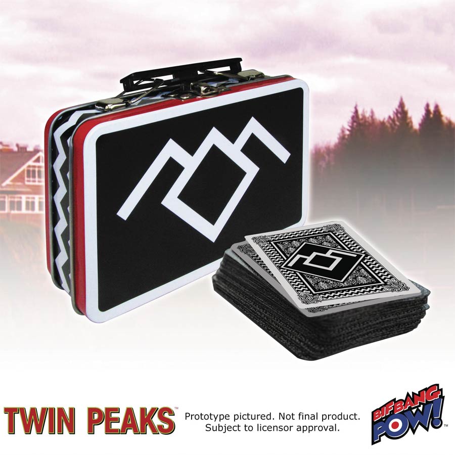 Twin Peaks Mini Tin Tote With Playing Cards