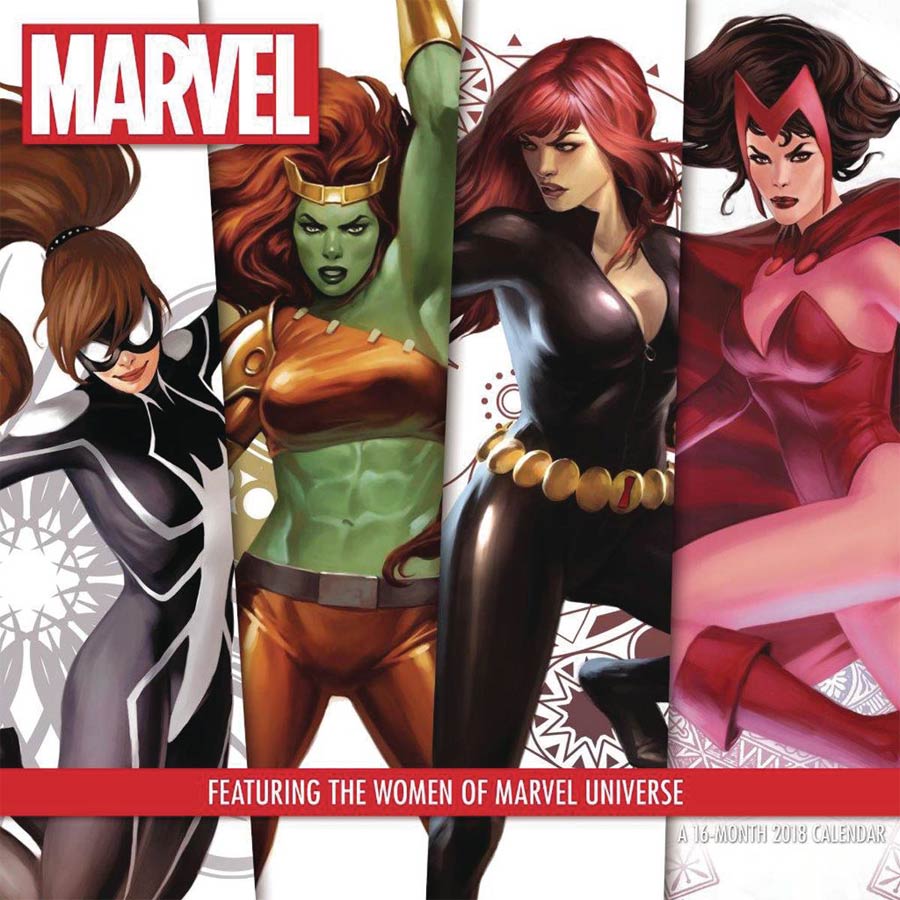 Women Of Marvel 2018 12x12-inch Wall Calendar