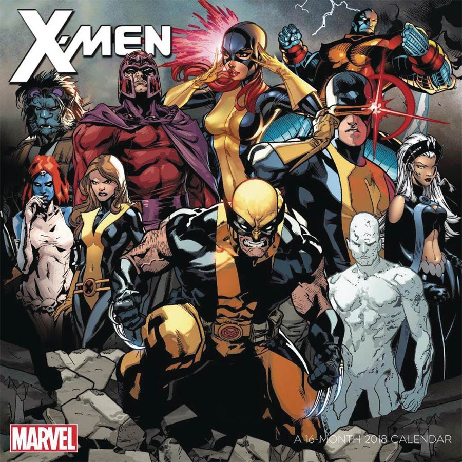 X-Men 2018 12x12-inch Wall Calendar