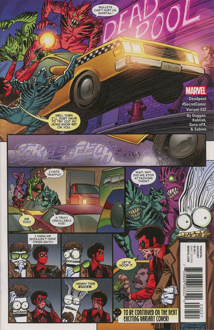 Deadpool Vol 5 #32 Cover B Variant Scott Koblish Secret Comics Cover (Secret Empire Tie-In)