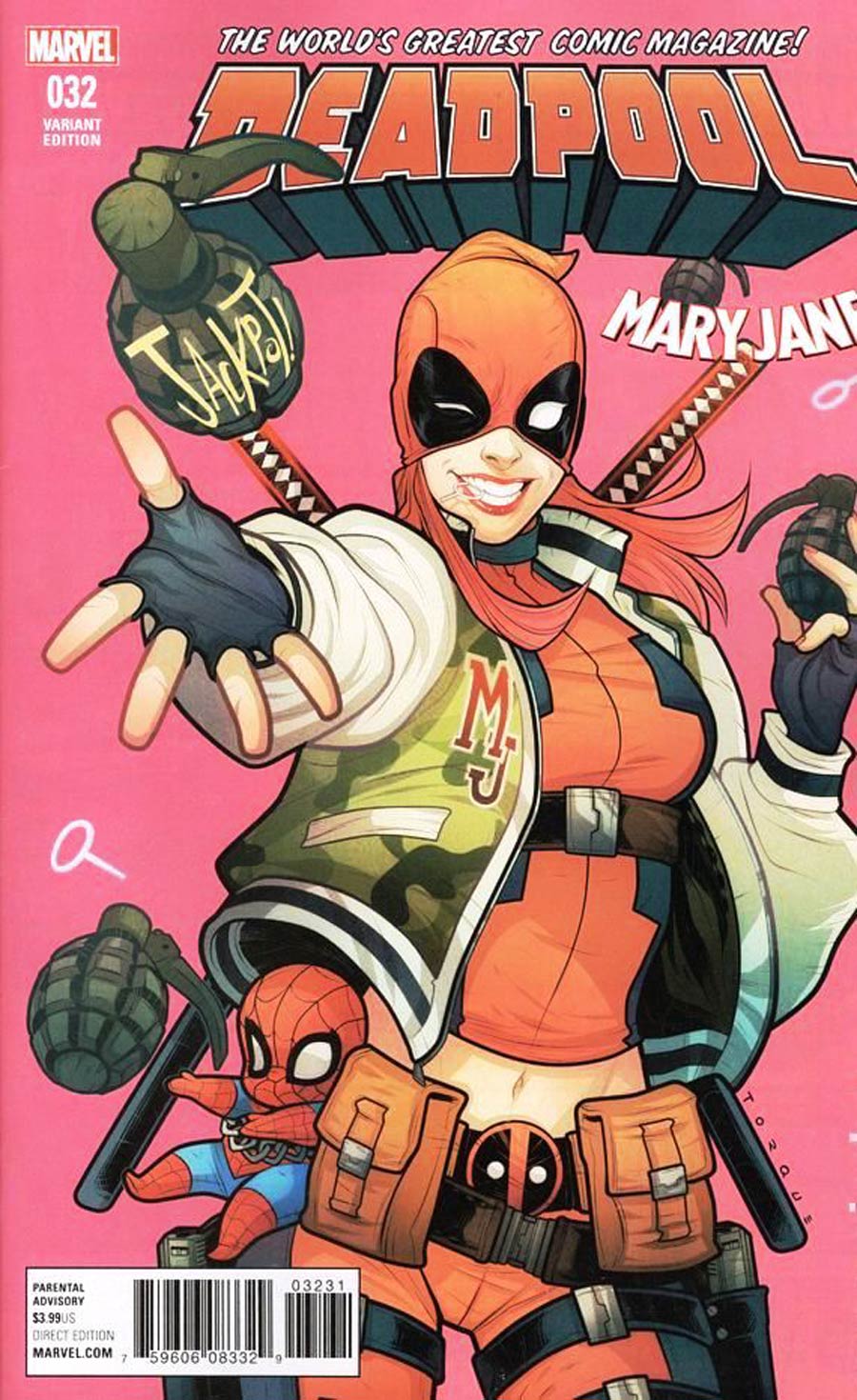 Deadpool Vol 5 #32 Cover C Variant Elizabeth Torque Mary Jane Cover (Secret Empire Tie-In)