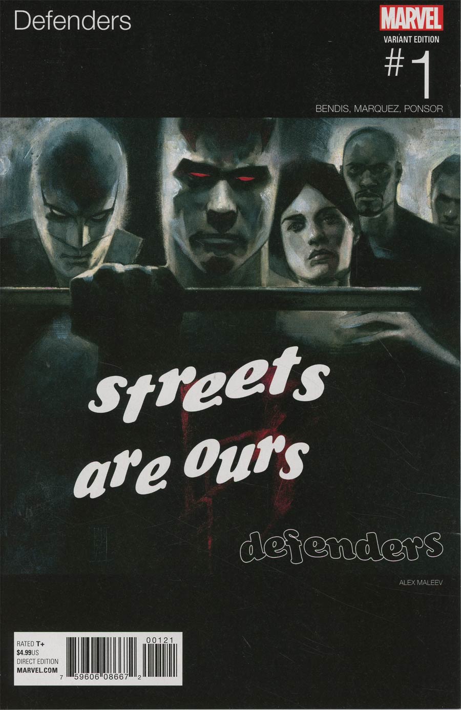 Defenders Vol 5 #1 Cover B Variant Alex Maleev Marvel Hip-Hop Cover