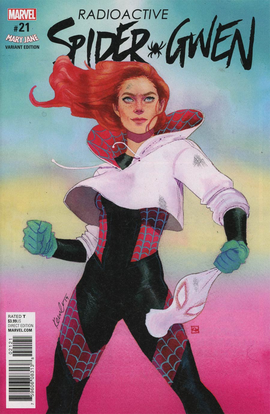 Spider-Gwen Vol 2 #21 Cover B Variant Kevin Wada Mary Jane Cover