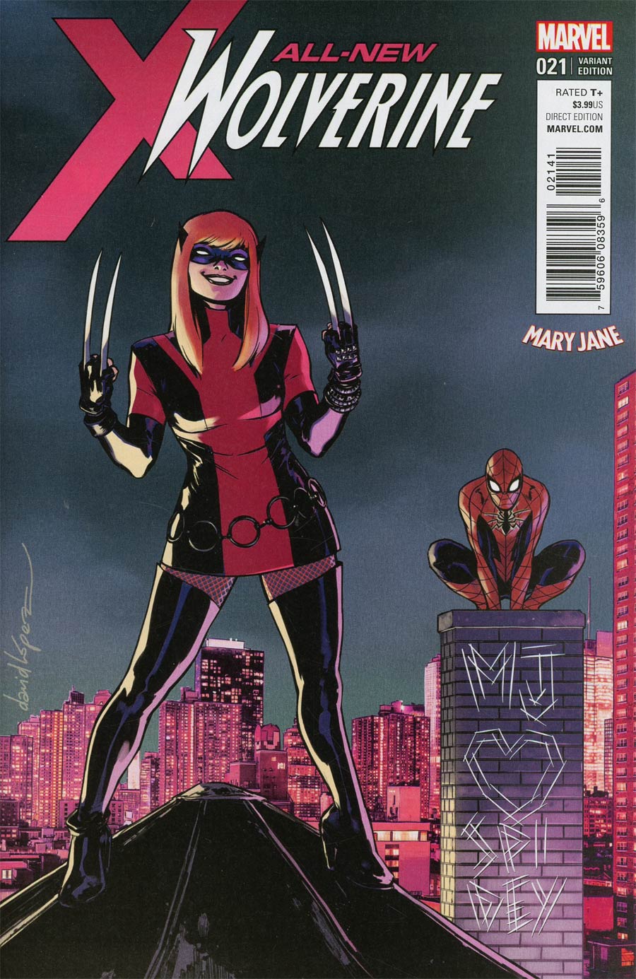 All-New Wolverine #21 Cover B Variant David Lopez Mary Jane Cover