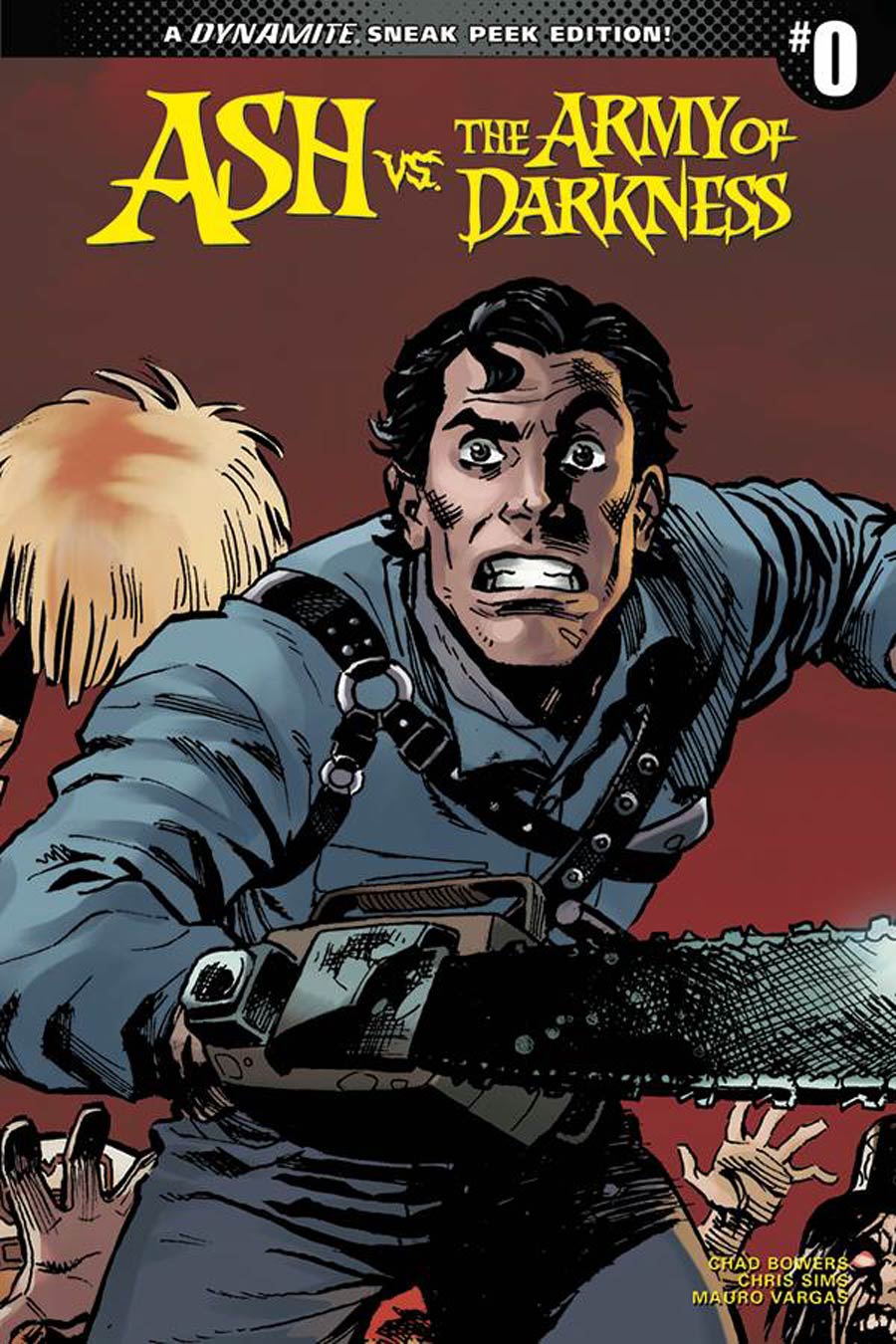 Ash vs The Army Of Darkness #0 Cover B Incentive Reilly Brown Sneak Peek Variant Cover