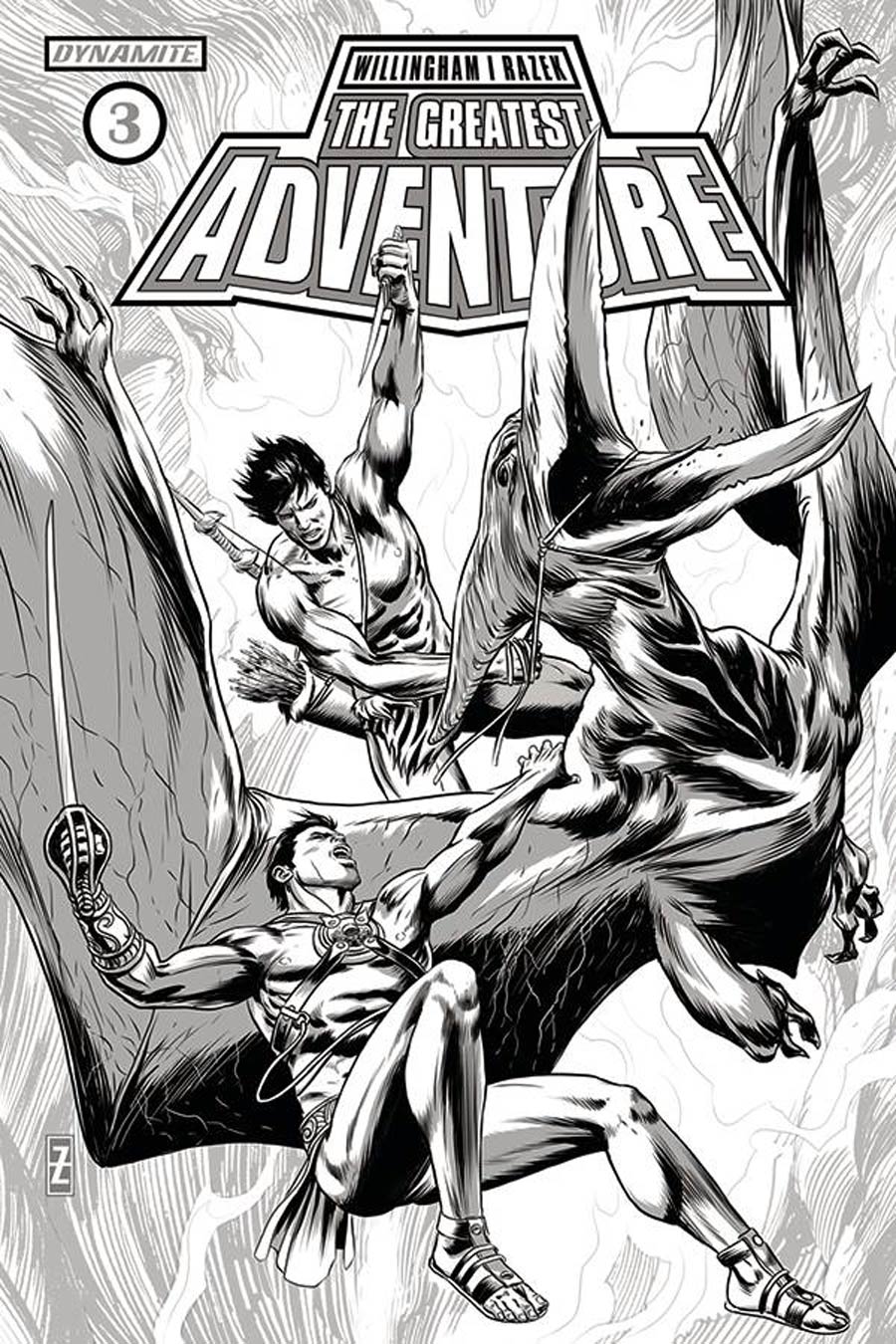 Greatest Adventure #3 Cover E Incentive Patrick Zircher Black & White Cover