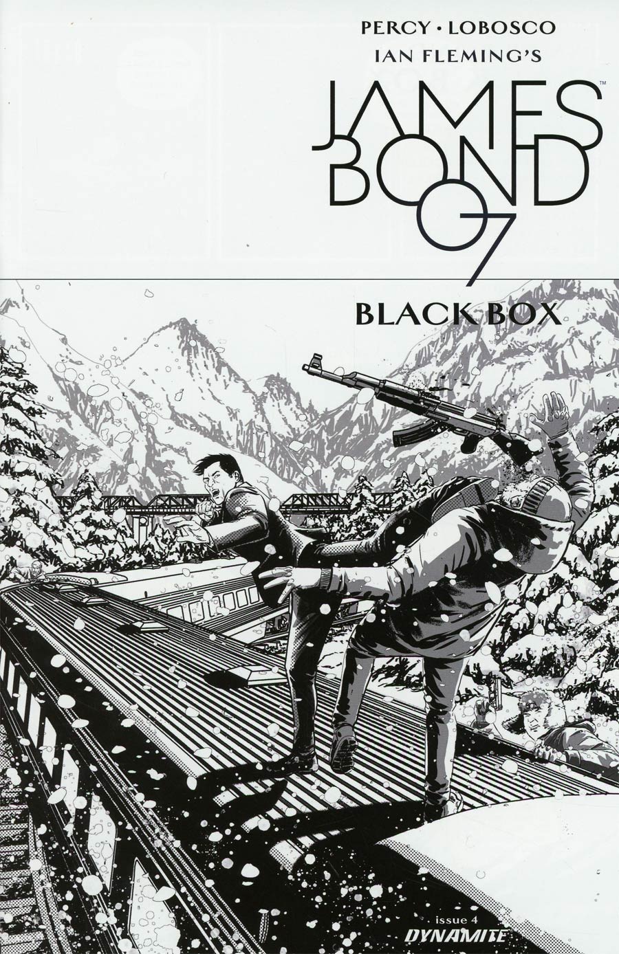 James Bond Vol 2 #4 Cover D Incentive Jason Masters Black & White Cover