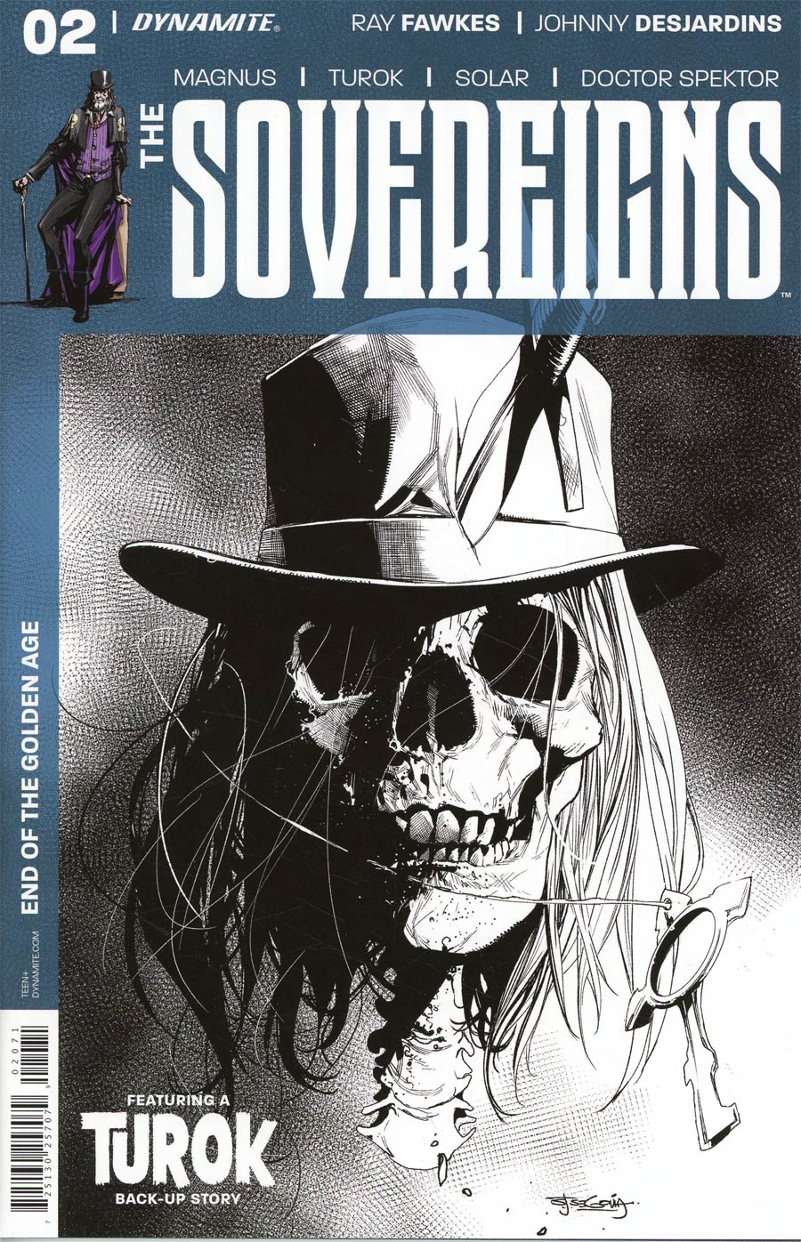 Sovereigns #2 Cover G Incentive Stephen Segovia Black & White Cover