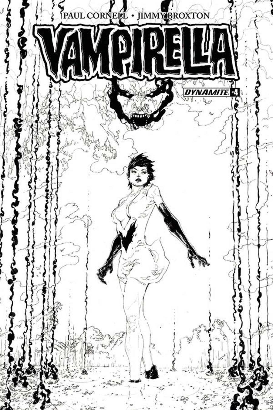 Vampirella Vol 7 #4 Cover F Incentive Philip Tan Black & White Cover