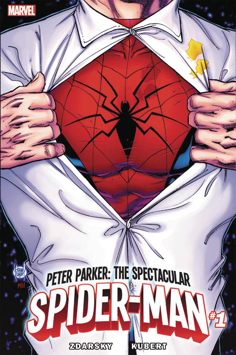 Peter Parker Spectacular Spider-Man #1 Cover K DF Signed By Stan Lee