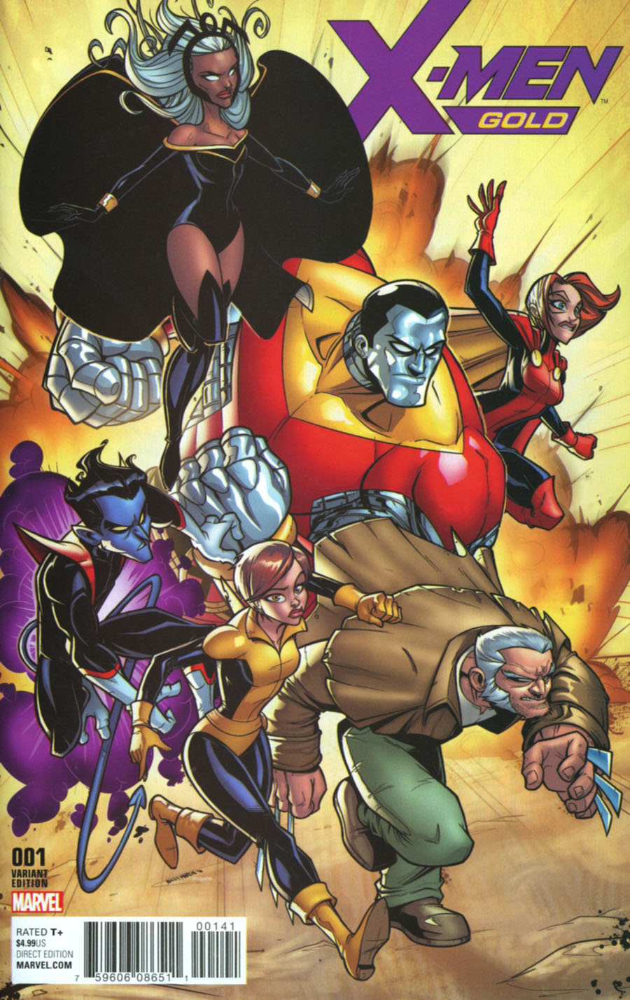 X-Men Gold #1 Cover H Incentive Bill Martin Variant Cover (Resurrxion Tie-In)