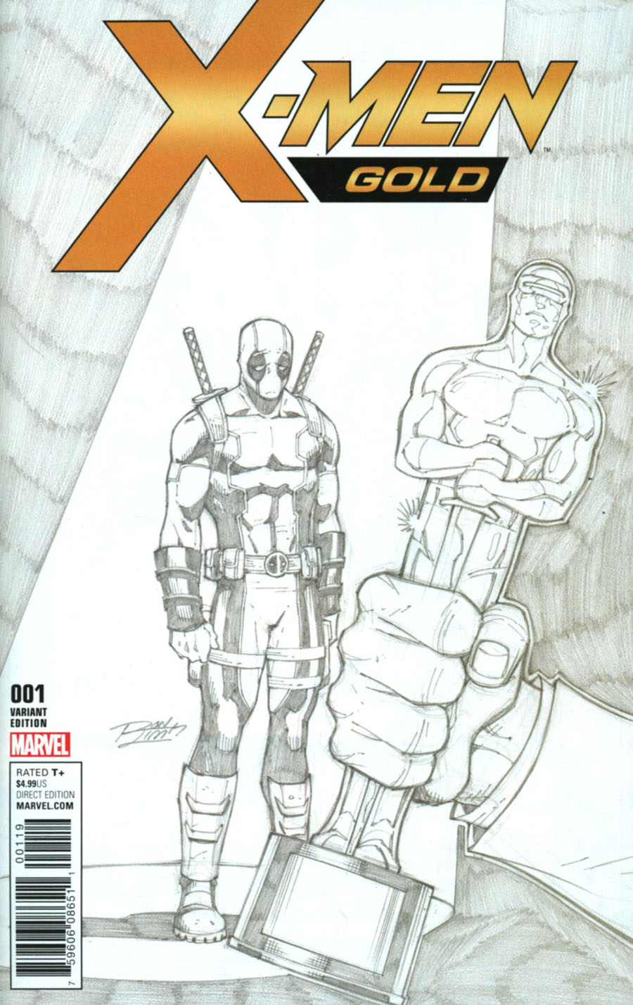 X-Men Gold #1 Cover I Incentive Ron Lim Party Sketch Variant Cover (Resurrxion Tie-In)