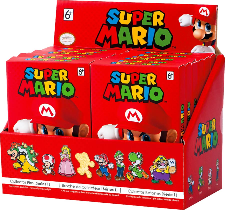 Nintendo Super Mario Collector Pin Series 1 Blind Mystery Box