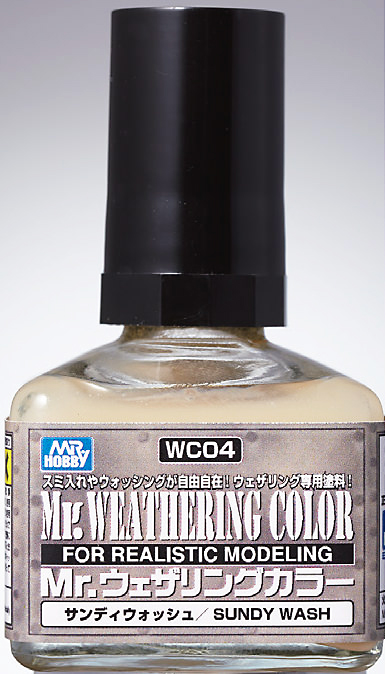 Mr. Weathering Color Paint -  Box Of 6 Units - WC04 Sandy Wash Bottle
