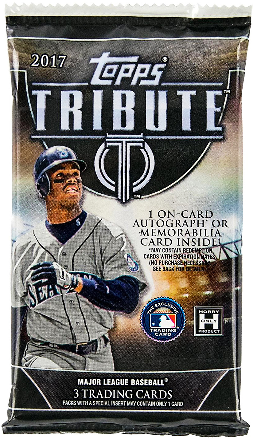 Topps 2017 Tribute Baseball Trading Cards Pack